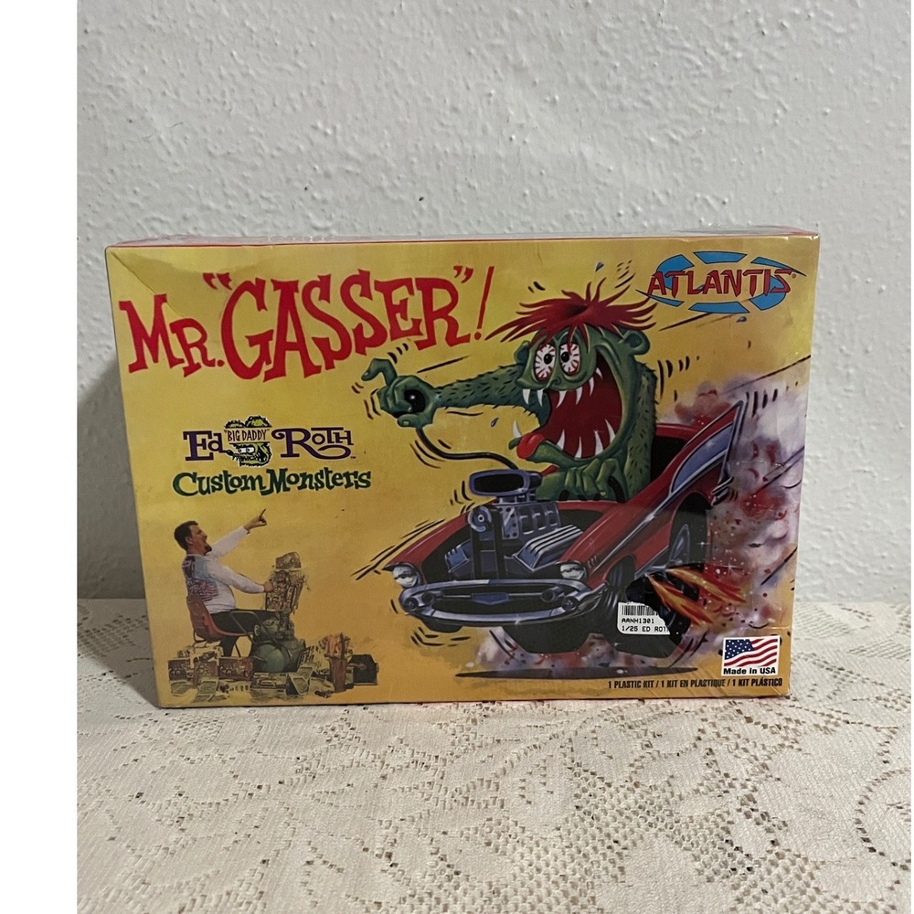 Atlantis Ed Big Daddy Roth Mr Gasser Custom Monsters Model Kit H1301 1/25 Scale